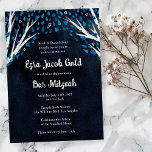 Invitation Arbre de la vie Stars Aquarelle Bat Bar Mitzvah<br><div class="desc">Carte parfaite pour annoncer un bat mitzvah, bar mitzvah ou une autre célébration juive ! L'art fait main pour vous ! ENTIÈREMENT PERSONNALISABLE ! Cliquez sur "Personnaliser" ci-dessus pour modifier le texte. Cliquez sur "modifier à l'aide de l'outil de conception" pour ajuster les polices, les couleurs et les placements et...</div>