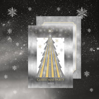 Arbre de Noël en or argenté | Snowflakes Party