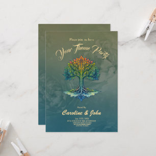 Invitation Arbre de Vie Aube Changeante
