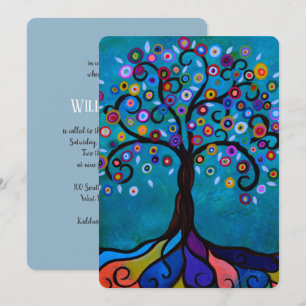 INVITATION ARBRE DE VIE BAR/BAT MITZVAH