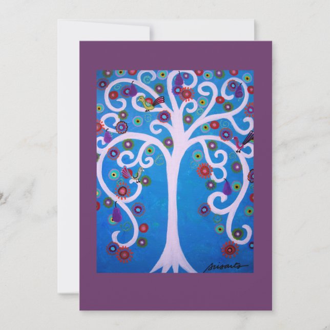 INVITATION ARBRE DE VIE BAR/BAT MITZVAH (Devant)