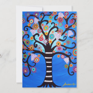 INVITATION ARBRE DE VIE BAR/BAT MITZVAH