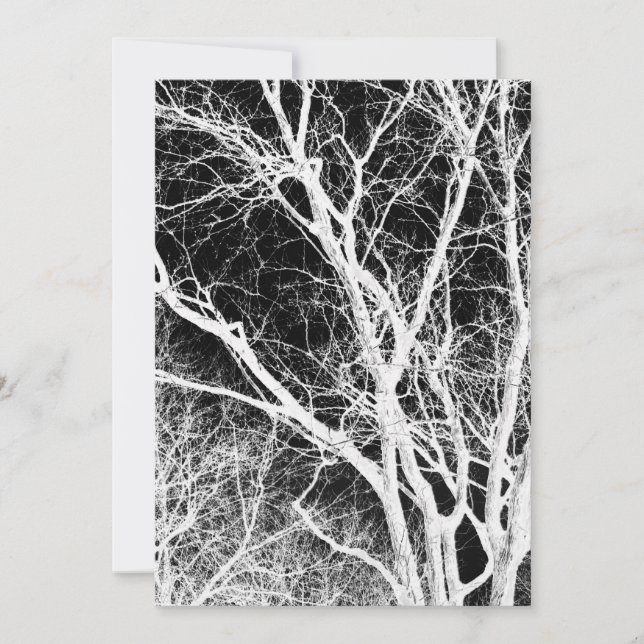 Invitation arbre fantôme (Devant)