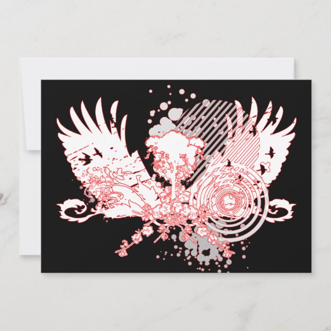 Invitation arbre hi-fi (Devant)