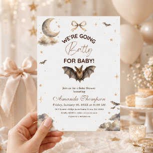 Invitation Arc Céleste Nous Sommes Fous de la Fête de Bébé