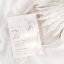 Arc de fleurs d'art de ligne Lavender