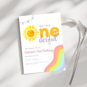 Invitation Arc-en-ciel de soleil n'est-elle pas magnifique pr