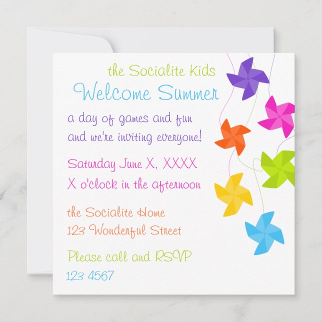 Invitation Arc-En-Ciel Se Retire ! (Devant)