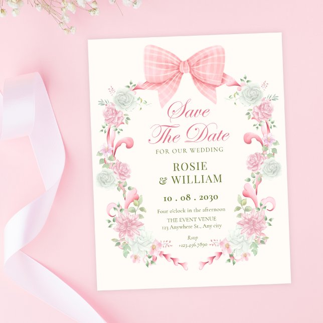 Invitation Arc floral pastel élégant d'anniversaire (Créateur téléchargé)
