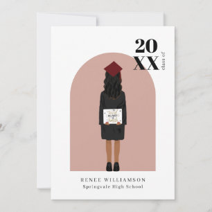 Invitation Arc Moderne Le Tassel Vaut Le Diplôme De Diplôme