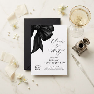 Invitation Arc noir 30e anniversaire