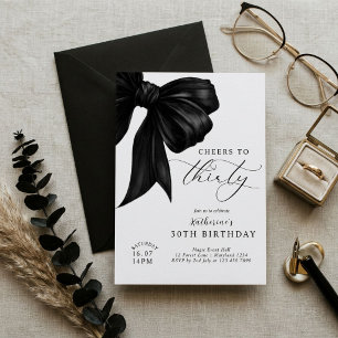 Invitation Arc noir 30e anniversaire