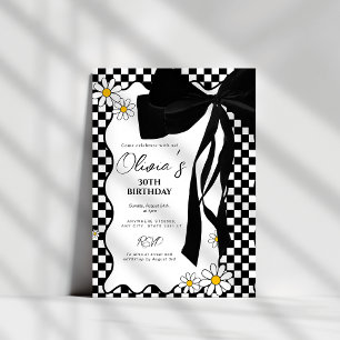 Invitation Arc noir marguerite rétrograde 30e anniversaire