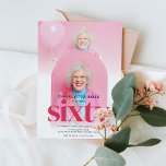 Invitation Arc photo moderne mignon 60e anniversaire<br><div class="desc">Cute Modern Photo Arch 60e anniversaire Invitation</div>