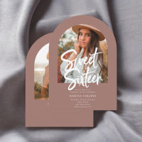 Arch Photo Brush Calligraphy Sweet 16