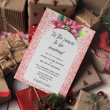 Arch Red Poinsettia Flat Mariage de Noël