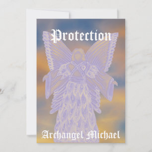 Invitation Archange de protection Michael-Personnaliser