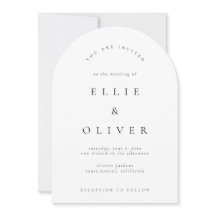 Arche Boho noir et blanc Mariage moderne