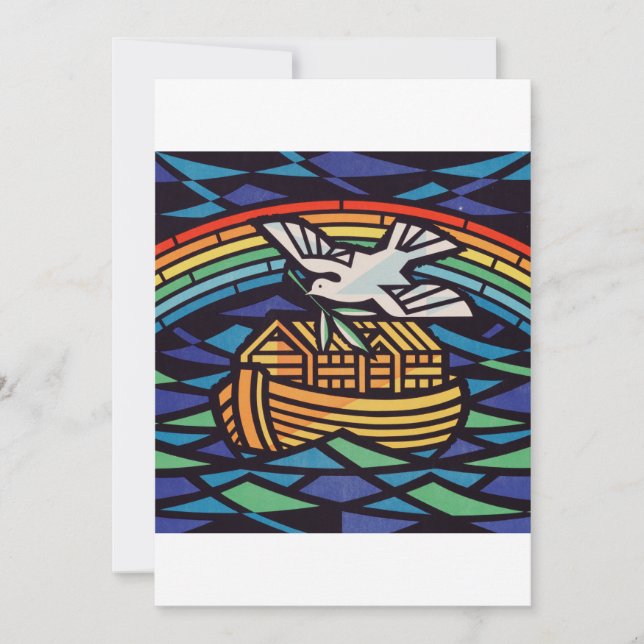 Invitation Arche de Noé avec Saint-Esprit (Devant)