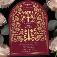 Arche Mariage d'épée d'or Red Royal