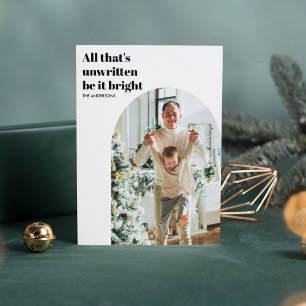 Invitation Arche photo minimaliste moderne Joyeux jours férié