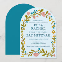 Arche sur mesure à Bat mitzvah de couronne de fleu