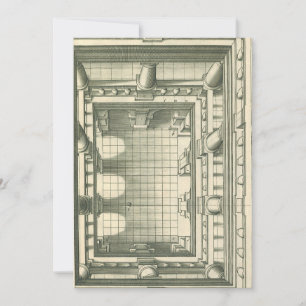 Invitation Architecture Ancienne, Perspective de la Cour Inté