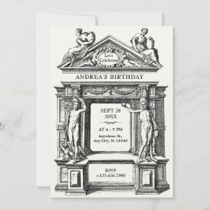 Invitation Architecture romaine grecque antique