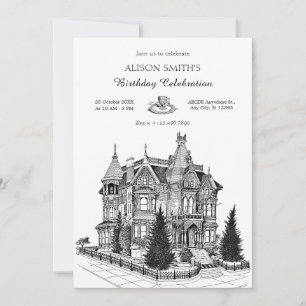 Invitation Architecture vintage House