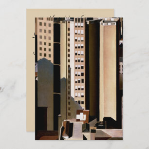 Invitation Architecture vintage, Parti de retraite Skyscraper