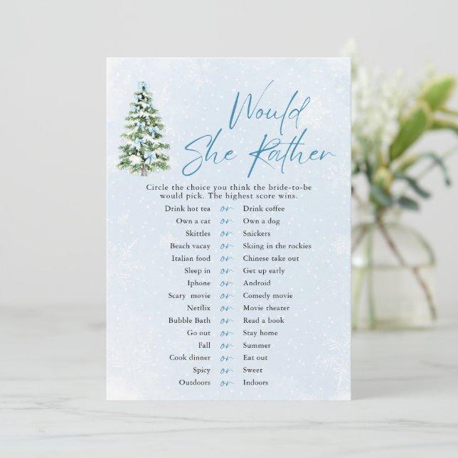 Invitation Arcs de Noël Préférerait-Elle plutôt Jeu de Baby S (Debout devant)
