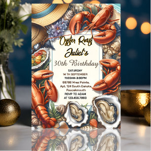 Invitation Are Beach Huster de perles de fruits de mer rôti 3