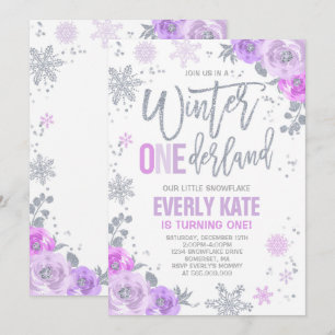 Invitation Argent de lilas d'invitation d'anniversaire
