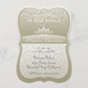 Invitation Argent princier de la couronne