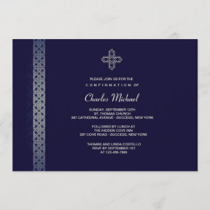 Invitation argentée d'équilibre