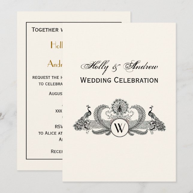 Invitation Armoiries Blason Prépa Pineapple (Devant / Derrière)