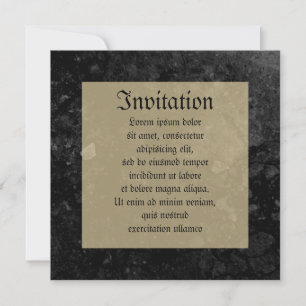 Invitation Armoiries de Montresor