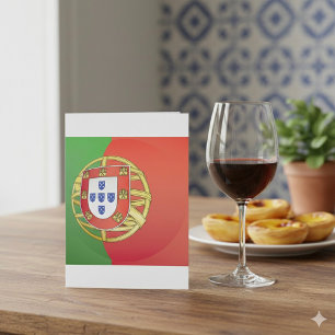 Invitation Armoiries du drapeau du Portugal Crête portugaise
