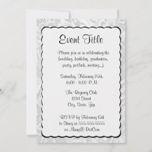 Invitation Arrière - plan à l'aspect métallique argenté