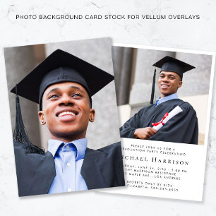 Invitation Arrière - plan De Photo De Graduation Pour Superpo