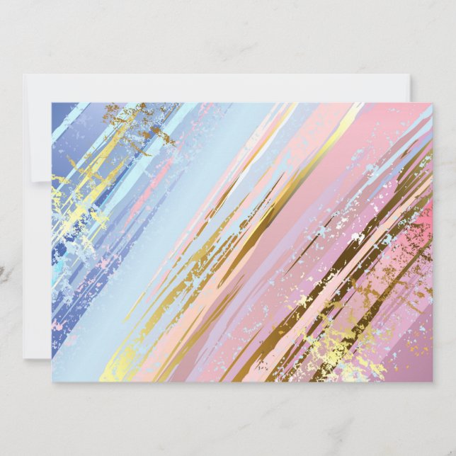 Invitation Arrière - plan rose texturé (Devant)