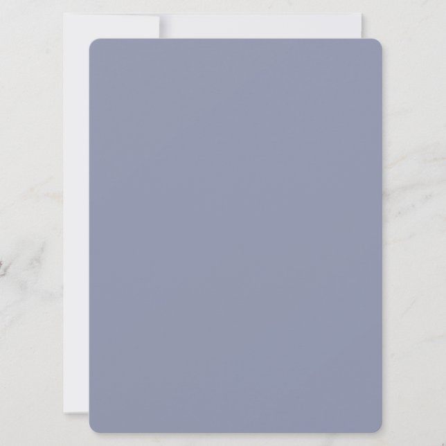 Invitation arrondie de cool Grey (Devant)