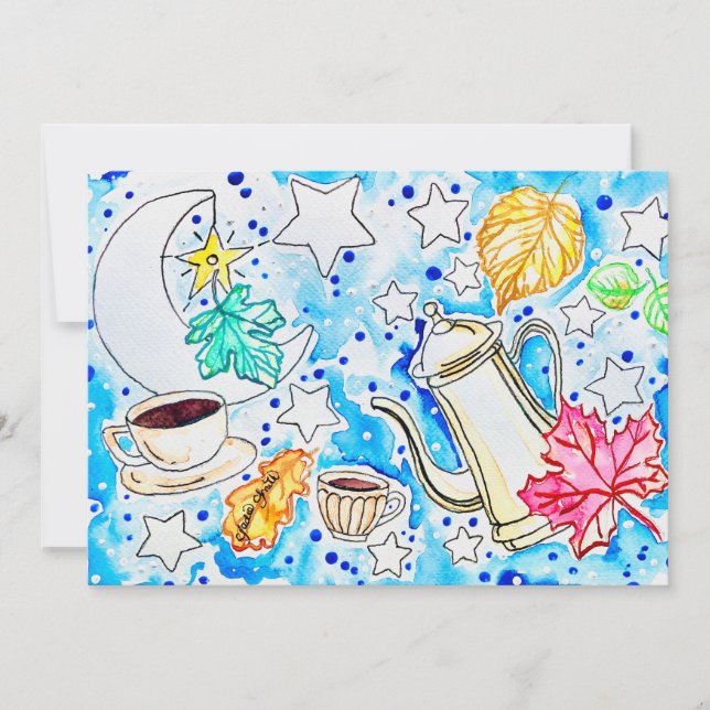 Invitation Art d'automne (Devant)