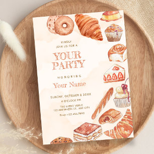 Invitation Art de la pâtisserie de pain