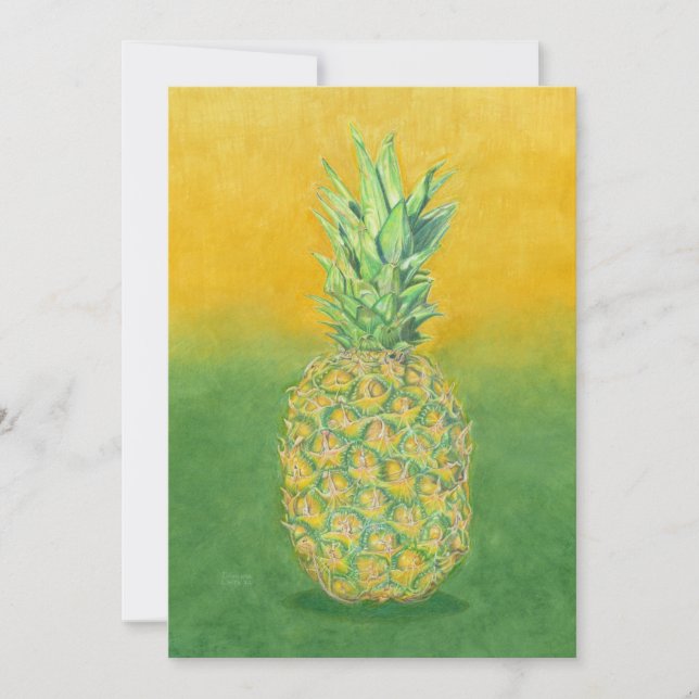 Invitation Art de l'ananas (Devant)