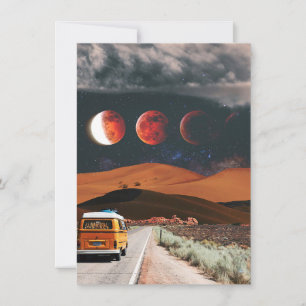 Invitation Art de voyage Long voyage