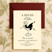 Art Déco 20s Anniversaire Vintage Un tini un peu p
