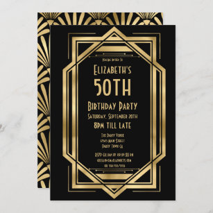 Anniversaire Ans Invitations Faire Part Cartes Zazzle