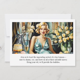 Invitation Art Déco Glamour Vintage Amusant
