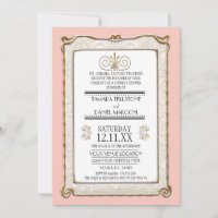 Art Déco Nouveau Gatsby Style Or en dentelle Look